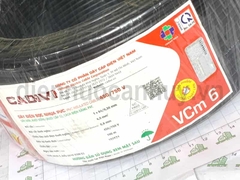 Dây điện đơn mềm Cadivi VCm 1x6 (1x84/0.30) đen
