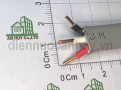 Dây điện lắp điều hòa Hàn Quốc 3x2.5 lõi cứng xám