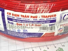 Dây điện trần phú 1x1.0 mầu đỏ