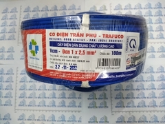 Dây điện Trần Phú Vcm-Đơn 1x2.5 xanh dương