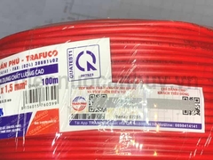 Dây điện Trần Phú Vcm-Đơn 1x1.5 đỏ