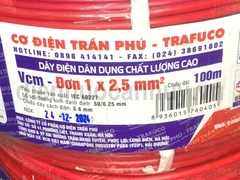 Dây điện Trần Phú Vcm-Đơn 1x2.5 đỏ