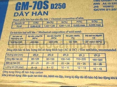 Dây hàn Mig CO2 Kim Tín Gemini GM-70S 15kg 0.8 mm
