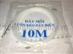 Dây mồi luồn kéo dây điện nhựa trắng 10m