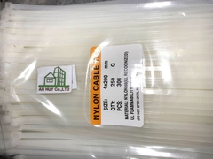 Dây rút nhựa PVC trắng dài 250 mm