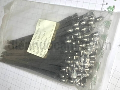 Dây Thít Inox 304 4.6x150mm (100 chiếc). Dây Rút Kim Loại Khóa Bi Tự Hãm, Nhỏ Gọn, Chuyên Buộc Cáp Điện Ngoài Trời