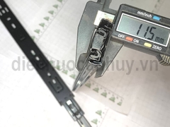 Ray trượt ngăn kéo rẻ 35cm thiếu, không vỏ