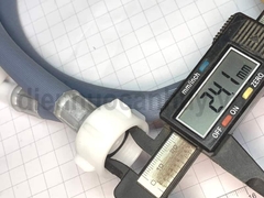 Dây cấp nước máy giặt cửa ngang 1.5 mét 2 đầu ren mầu xám