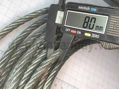 Dây cáp thép mạ kẽm 10 thiếu