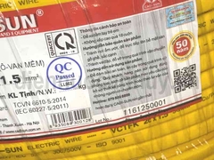 Dây điện đôi Cadisun VCTFK 2x1.5 ô van