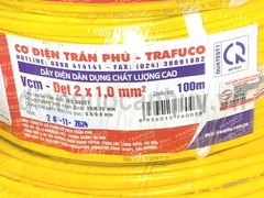 Dây điện đôi trần phú Vcm-dẹt 2x1.0 ô van