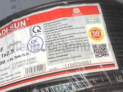 Dây điện đơn Cadisun VCSF 1x2.5 đen