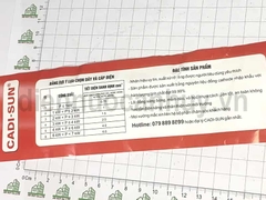 Dây điện đơn Cadisun VCSF 1x6.0 xanh dương