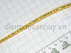 Dây điện mềm vàng - vàng sọc đỏ VCM 2x0.3 Sangwha (Cuộn 100m) - Chuyên dùng cho LED hoặc Loa