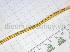 Dây điện mềm vàng - vàng sọc đỏ VCM 2x0.3 Sangwha (Cuộn 100m) - Chuyên dùng cho LED hoặc Loa