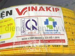 Dây súp dính đôi Vinakip VCmd 2x0.5 vàng