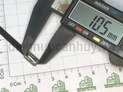 Dây thít inox 304 dài 40cm có nhúng nhựa đen (4.6x400 mm)