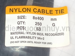 Dây thít nhựa 40cm mầu đen (8x400)