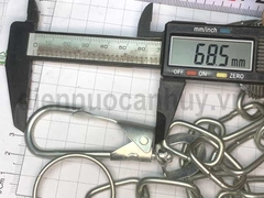 Dây xích 4 sắt mạ kẽm dài 1m