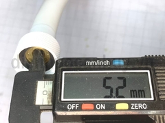 Dây xịt vệ sinh Baco nhựa silicon trắng 1.2m