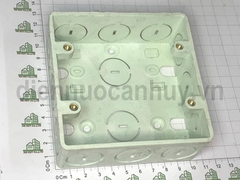 Đế âm Sino dùng cho mặt 4, 5, 6 hạt chữ nhật hoặc kết hợp 1 át cóc với 2 mô dun S2158