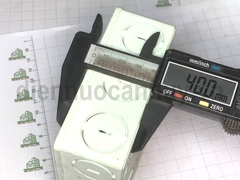Đế âm Sino dùng cho mặt 4, 5, 6 hạt chữ nhật hoặc kết hợp 1 át cóc với 2 mô dun S2158