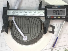 Đèn âm trần Đông AT04 8W trắng Lỗ khoét 90mm - Chip LED Samsung độ bền cao, chỉ số hoàn màu CRI 80 bảo vệ thị lực