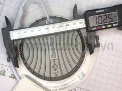 Đèn âm trần mầu trắng Rạng Đông AT04 10W Lỗ khoét 110mm - Chip LED Samsung chất lượng cao, chỉ số hoàn màu CRI 80 trung thực