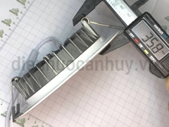 Đèn âm trần mầu trắng Rạng Đông AT04 10W Lỗ khoét 110mm - Chip LED Samsung chất lượng cao, chỉ số hoàn màu CRI 80 trung thực