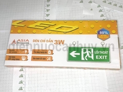 Đèn chỉ dẫn thoát hiểm Asia 3W 2 mặt