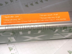 Đèn chỉ dẫn thoát hiểm Asia 3W 2 mặt