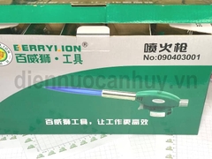 Đèn khò gas Berrylion 090403001 nhiệt độ 1300 độ C. Súng khò lửa cầm tay đánh lửa tự động đa năng hàn ống đồng, uốn nhựa, làm bánh, nướng thịt