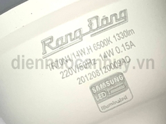 Đèn led bulb Rạng Đông trụ TR70N1/14W.H mầu trắng