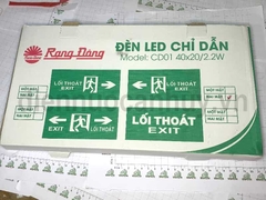 Đèn led chỉ dẫn 2 mặt rạng đông CD01 40x20-2.2W