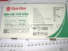 Đèn led chỉ dẫn 2 mặt rạng đông CD01 40x20-2.2W