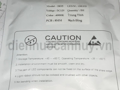 Đèn led dây dán vỏ trắng ánh sáng trung tính Trung Quốc