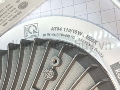 Đèn LED Downlight âm trần Rạng Đông AT04 110 10W (4000K) trung tính. Giải pháp chiếu sáng nội thất ấm cúng và tiết kiệm điện năng cho trần thạch cao