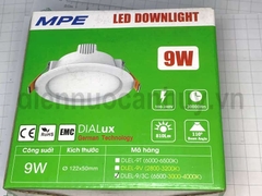 Đèn led downlight MPE DLEL 9/3C nguyên khối 9W Đổi Mầu