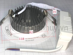 Đèn led downlight Rạng Đông D AT02 ĐM 90/7W Đổi Mầu