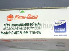 Đèn led downlight Rạng Đông D AT02L ĐM 110/9W as Đổi Mầu