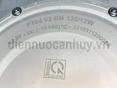 Đèn led downlight Rạng Đông PT04.V2 ĐM 135-12W đổi mầu siêu mỏng