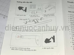 Đèn led gương cảm biến Rạng Đông G04.PIR 8W as Vàng