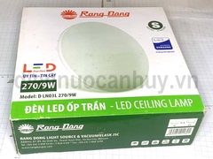 Đèn led ốp trần Rạng Đông Tròn D LN03L 270/9W as Trắng