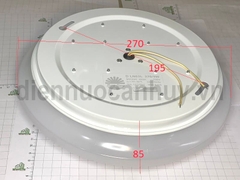 Đèn led ốp trần Rạng Đông Tròn D LN03L 270/9W as Trắng