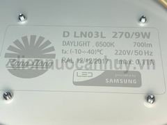 Đèn led ốp trần Rạng Đông Tròn D LN03L 270/9W as Trắng