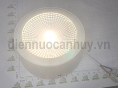 Đèn ốp trần nổi vỏ trắng thân ngắn phi 115 cao 60 mm Asia 10W OBLT10 mầu trung tính