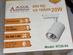 Asia RT20-04 20W ánh sáng trắng Đèn rọi vỏ trắng