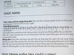 Kangaroo đèn sưởi nhà tắm 2 bóng KGWH02T/G