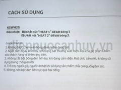 Kangaroo đèn sưởi nhà tắm 2 bóng KGWH02T/G