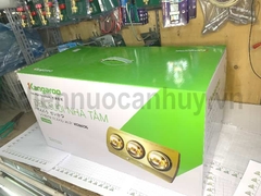 Đèn sưởi treo tường Kangaroo KGWH3/G Kích thước 55cm (3 bóng vàng có thể đổi thành bóng trắng). Đèn sưởi ấm đa năng lắp đặt linh hoạt cho nhà tắm, phòng ngủ, bếp